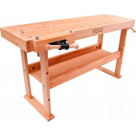 Etabli de menuisier hêtre lamellé L. 2000 x Ht. 850 mm - ET2000E - Holzprofi