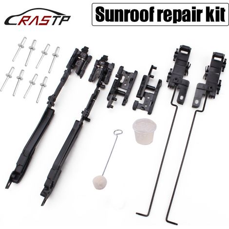 Kit de réparation de rails de toit ouvrant pour Ford F150, F250 et F350 (noir, un seul exemplaire). (1/4)