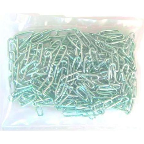 Chaîne ordinaire soudée acier zingué en sac de 12,5 mètres - Diamètre de chaîne (fil) : 8 mm - VIGOUROUX