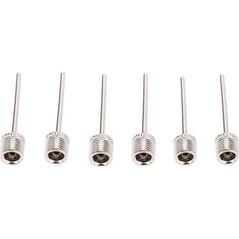 100 aiguilles de pompe à air, métal, 38 mm, pour ballons de football, basketball, volley-ball et autres sports (1/5)