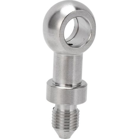 Jeffergarden Raccord Banjo de Frein, Raccord Banjo de Frein 3/8 Diamètre Intérieur de 10 Mm en Acier Inoxydable Adaptateur de Ligne de Tuyau Prévention des Fuites pour Boulon Banjo M10-DOU