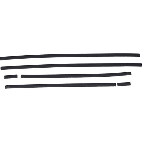 Car roof drip edge side molding, 6 pieces, reduces wind noise, weather-resistant rubber, easy installation, 75551 to 35080, 75552 to 35070. (1/5)