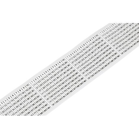 WAGO 210-831 210-831 Etiketten für Thermotransferdrucker Montage-Art: aufkleben  Weiß  25 m (1/2)