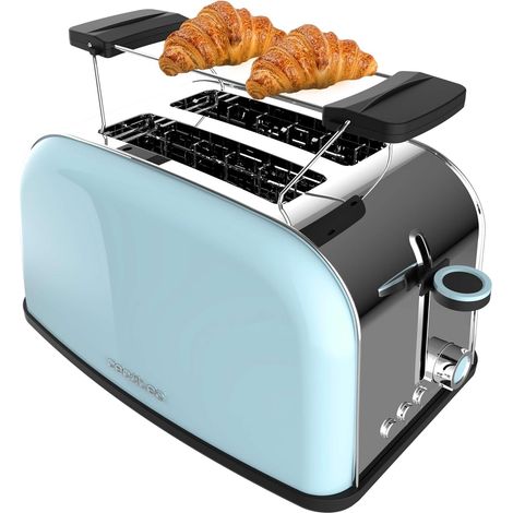 Grille-pain Inox 2 Fentes 850W Finition Brossée (1/2)
