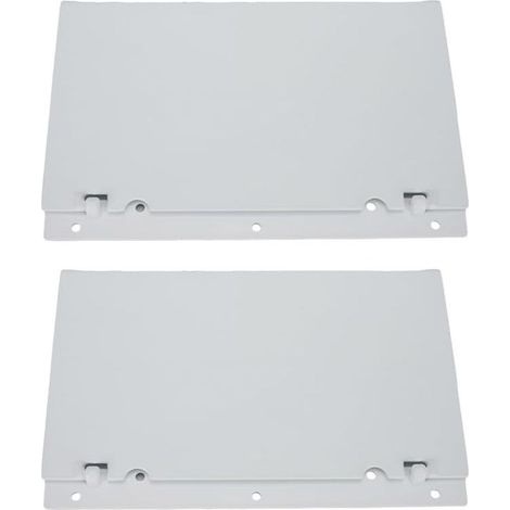Lot de 2 grilles de déversoir 08650-0022 de rechange pour porte à battant Sta-Rite U-3 en vinyle robuste Blanc 21,5 x 13 cm (1/5)