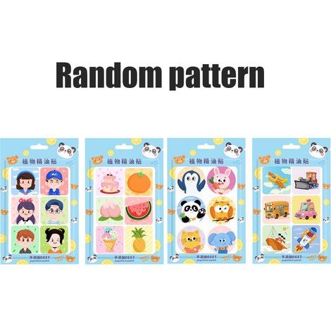 Packung mit 10 Packungen à 360 Mückenschutzpflastern für Kinder, Cartoon-Design, natürliche Pflanzen, ätherisches Citronellaöl, für den Innen- und Außenbereich. (1/5)