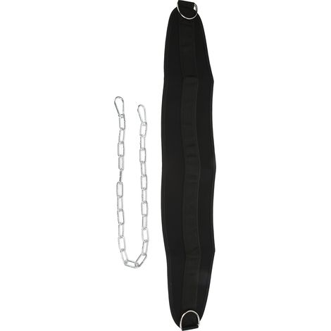 Ceinture de dips 36 pouces renforcée chaîne et couture double pour tractions et musculation (1/5)