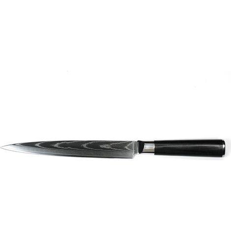 LAGUIOLE CUISSON - Couteau à trancher noir damas 34cm avec étui - "Core"