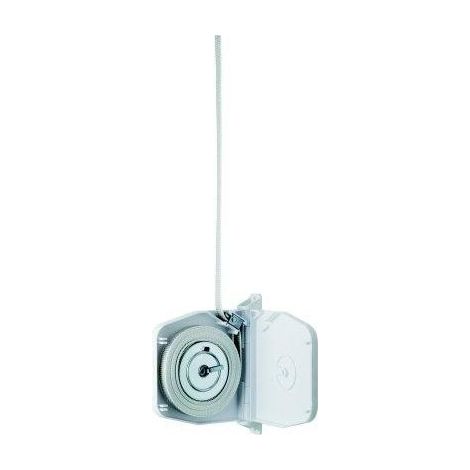 Enrouleur de sangle encapsulé Ku. blanc Gurt-B.14mm pour sangle L.4-5m (1/4)