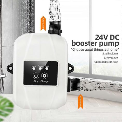 Surpresseur d'eau domestique 24V Noir Prise UE-- (1/5)