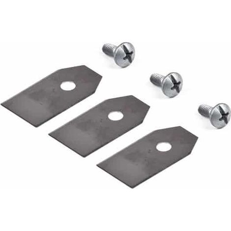 Juego 3 cuchilla robot segadora HUSQVARNA 5776064-02 - 5776065-02 - 5776066-02 G2 Solar Hybrid'210C 220AC livr茅 tornillo (1/2)