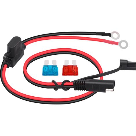 Connecteur SAE pour Chargeur de Batterie de Moto - Câble de Charge SAE - Coupe Rapidement la Prise à la borne 12 V - Convient pour Charger Les Motos, tracteurs, Voitures, etc. (1/5)