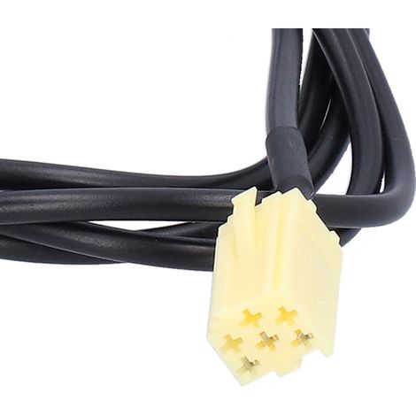 Cable AUX-IN de 6 pines de 59,1 pulgadas para Fiat Grande Punto - Adaptador de conector de audio de 3,5 mm