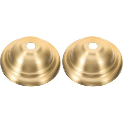 Rosace pour Lustre Suspendu en Laiton Pur Doré, Motif Chapeau Britannique Rétro, Plaque Plafond Large Salon et Salle à Manger (1/5)
