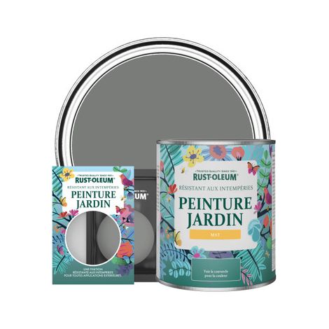 Peinture Jardin, Finition Mat - Gris Ombre (1/3)