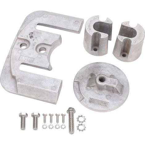 Ortviai Kit d'anodes en aluminium 888761Q03 pour hors-bord MerCruiser Bravo II et III, résistant à la corrosion galvanique (1/5)