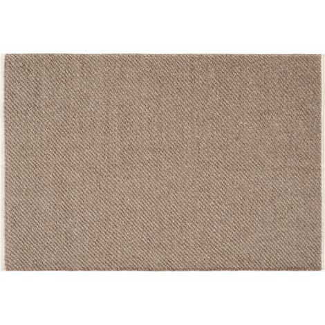 ALFOMBRA LANA YUTE MARRON 160X230