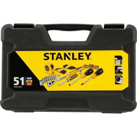 Stanley Set di attrezzi professionale 51 pezzi valigetta compatta
