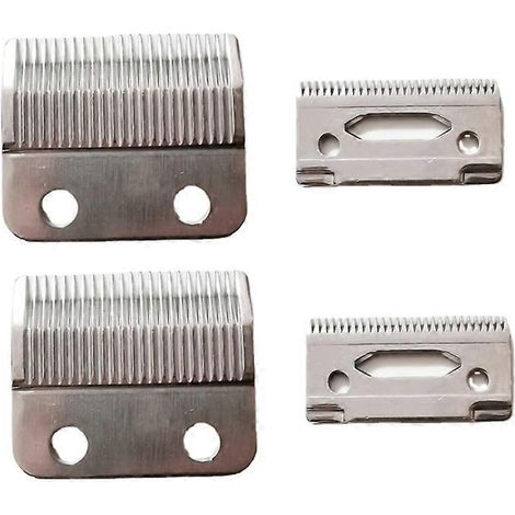 Lot de 2 lames de rechange pour tondeuse à cheveux Wahl 8148 Magic Clipper (1/4)