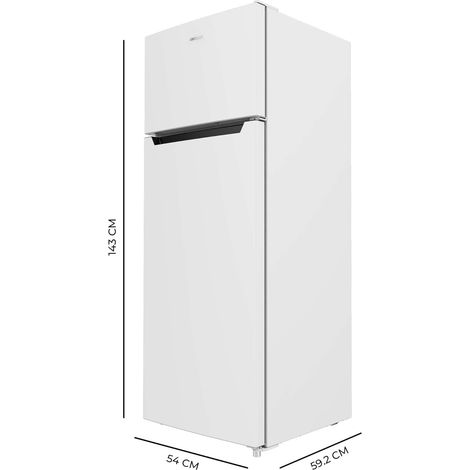 CECOTEC FRIG.01965 COLLMARKET 2D 211 WHITE E FRIGORIFICO 2 PUERTAS 143X54 (1/5)