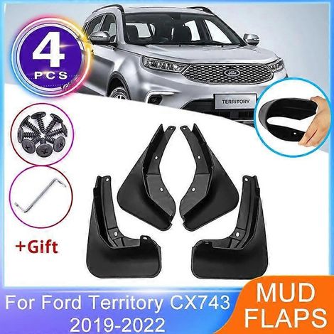 4-teiliges Set Kotflügel- und Radschutzleisten für Ford Territory CX743 (2019–2022) – Vorder- und Hinterachse