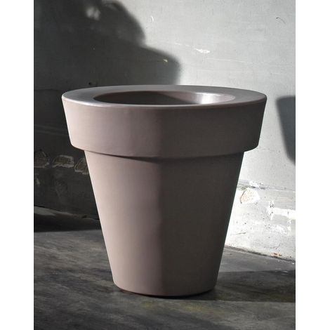 Vaso tondo Mirage in resina cm. 100 TORTORA