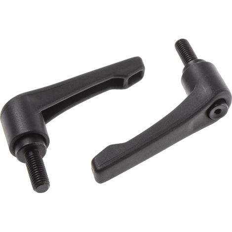 Levier de serrage RS PRO, , filetage M8, Mâle L. 20mm ( Prix pour Paquet de 2 )