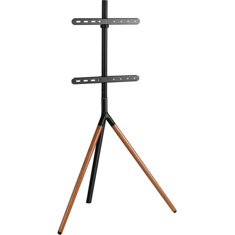 HOLMIOS Supporto da pavimento per TV da 45" a 65" (fino a 32 kg) con sistema VESA compatibile con tutte le marche nero