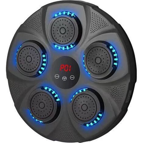 Minuteur de Boxe Intelligent 2024 avec Cible Murale LED, Équipement d'Entraînement Bluetooth, Version Améliorée pour Pratique à Domicile (1/5)