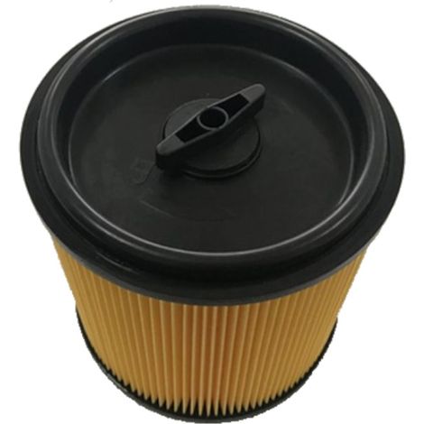 Trade-Shop Faltenfilter / Dauerfilter / Trockenfilter mit Verschlussdeckel für Lidl Parkside PNTS 1250 F5, PNTS 1250/9, PNTS 1300 A1, PNTS 1300 B2 (1/2)