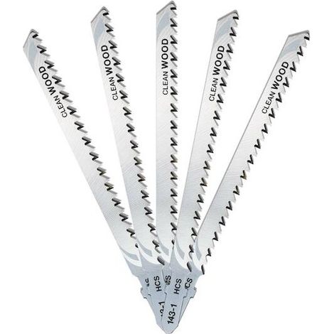DeWalt DT2052-QZ Lame de scie sauteuse universelle HSC 116mm 3mm 5pcs Bois
