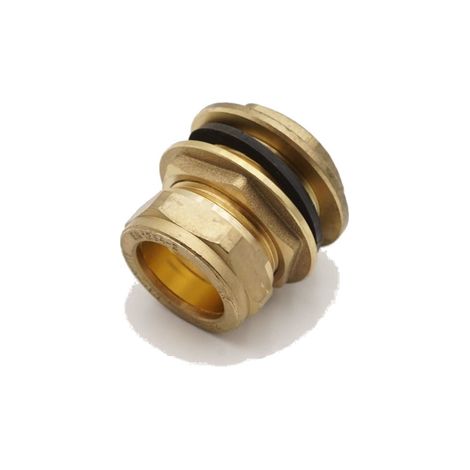 PrimaPlus 28mm Compression Tank Connector - Pack of 5 Brass (1/3)