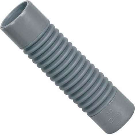 Wavin Raccordo flessibile in PVC doppio femmina D32 grigio