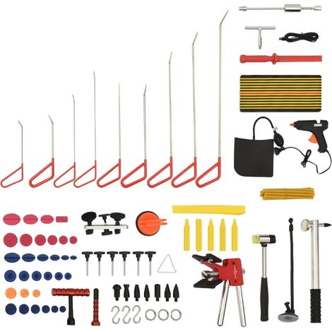 Kit di strumenti per la rimozione di ammaccature senza vernice da 76 pezzi 020003987