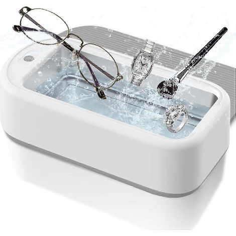 Nettoyeur à ultrasons pour bijoux. 40 W (600 ml) 45 kHz – Nettoyeur professionnel portable pour lunettes. montres. bagues et têtes de rasoir (1/4)