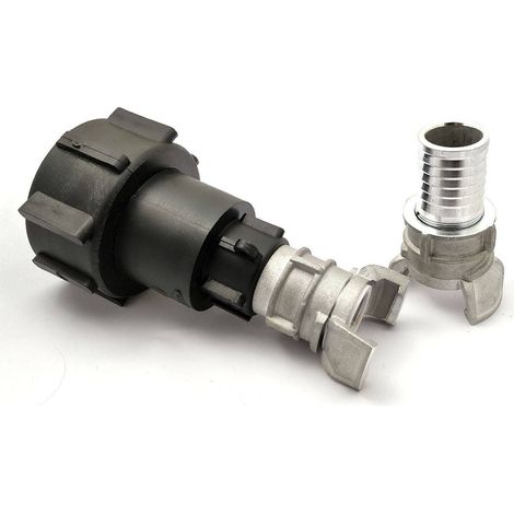 Raccord S60x6 - symétrique Guillemin à verrou DN20 et demi raccord avec douille annelée 25mm (1/3)