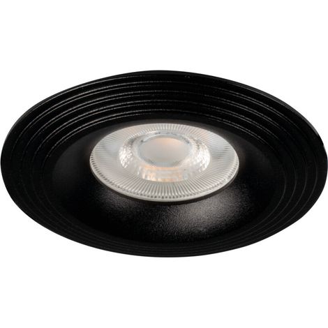 Anello decorativo spot inserito - Aluminio nero - Ø97mm - Kanlux LEGNO (1/5)