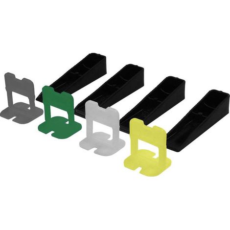 BASE LIVELLANTE CON FERITOIA PER CUNEO fuga 3,0 mm - colore giallo