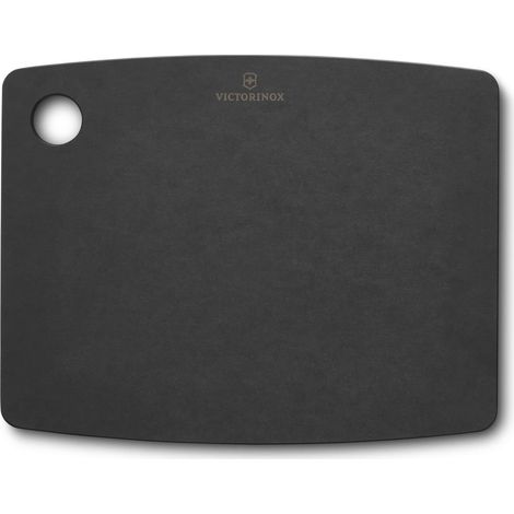 Victorinox Taglieri Cucina, per Alimenti, Ecologico Materiale, Per Carne, Verdure e Formaggio, Resistente, Adatto alla lavastoviglie, S (29.2 x 22.8 x 0.6) Nero (1/5)