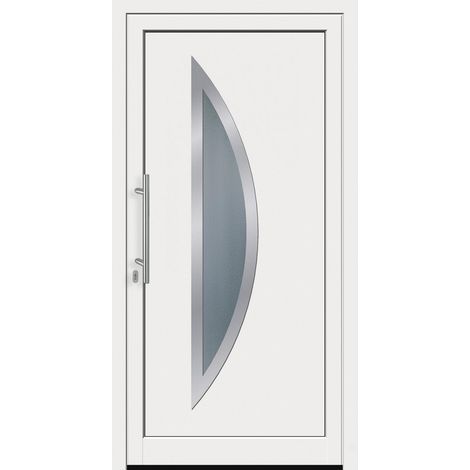 Haustür KS weiss Haren 70mm B1100 x H2100 mm, rechts
