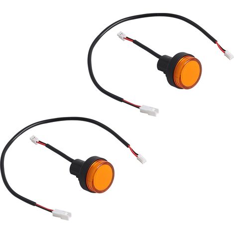 Waterproof turn signals for electric scooters, universal signal lights, spare parts.