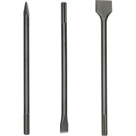 Set de 3 Cinceles SDS-Max 400 mm HANGER para Demolición