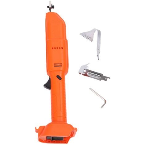 RHG Houe sans fil 21V, outil de désherbage électrique portable 2500 tr/min avec têtes à 5 et 11 dents pour pelouses, serres et projets de remise en état des champs BL1815 BL1820 BL1840 BL1850 BL1860 (1/5)
