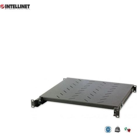 Intellinet Étagère ajustable noire pour rack 19 pouces