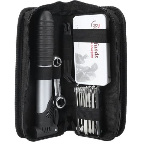 Kit Multifonction 16 en 1 Réparation Pneus Pompe Vélo avec Sac de Rangement (1/4)