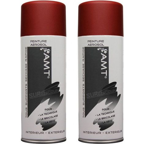 Bombe de Peinture - BPA08 - Antirouille - 330ml - Lot de 2