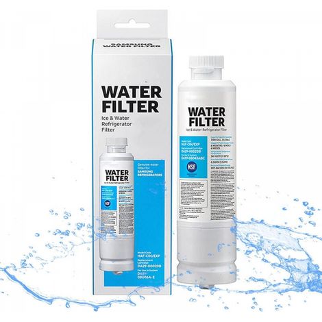YMYNY Filtre à eau Filtre interne Filtre authentique pour eau et glace de réfrigérateur, filtration par bloc de carbone, réduit 99 % des contaminants nocifs pour une eau potable propre et claire (1/5)