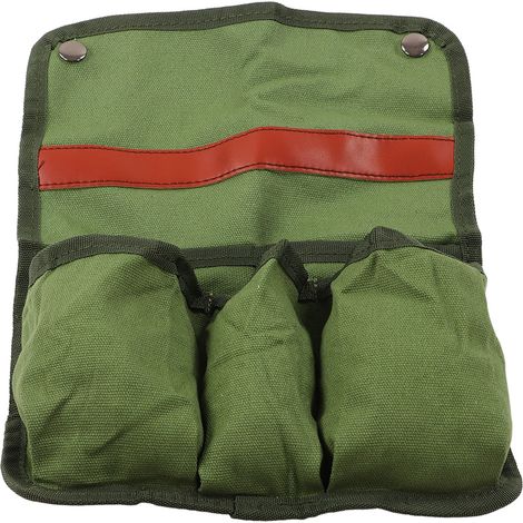 Organisateur de chaise, sac de rangement multifonctionnel, sac de chaise pour le camping et la plage, vert olive (1/5)