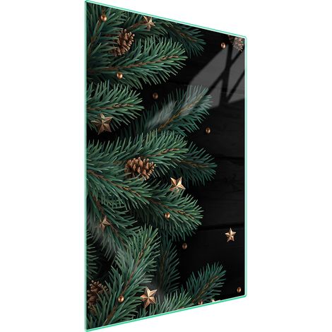 TAGLIERE IN VETRO 35x52 Natale (1/5)