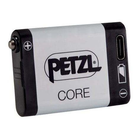Bater铆a recargable Petzl ACCU Core Hybrid USB-C de ion-litio 1250 mAh indicador de carga (1/2)